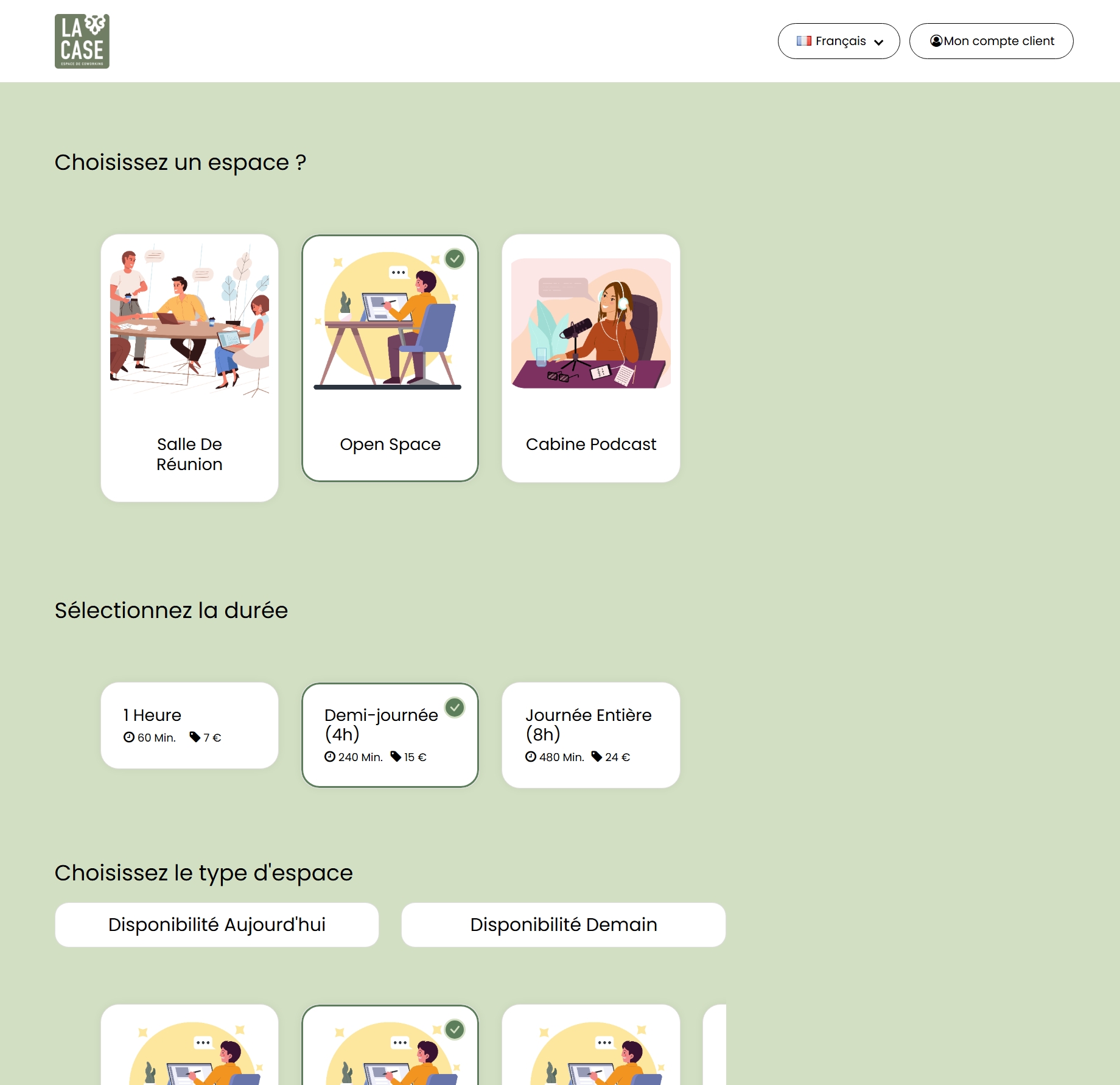 Rezervy appointment system with multilingual support interface