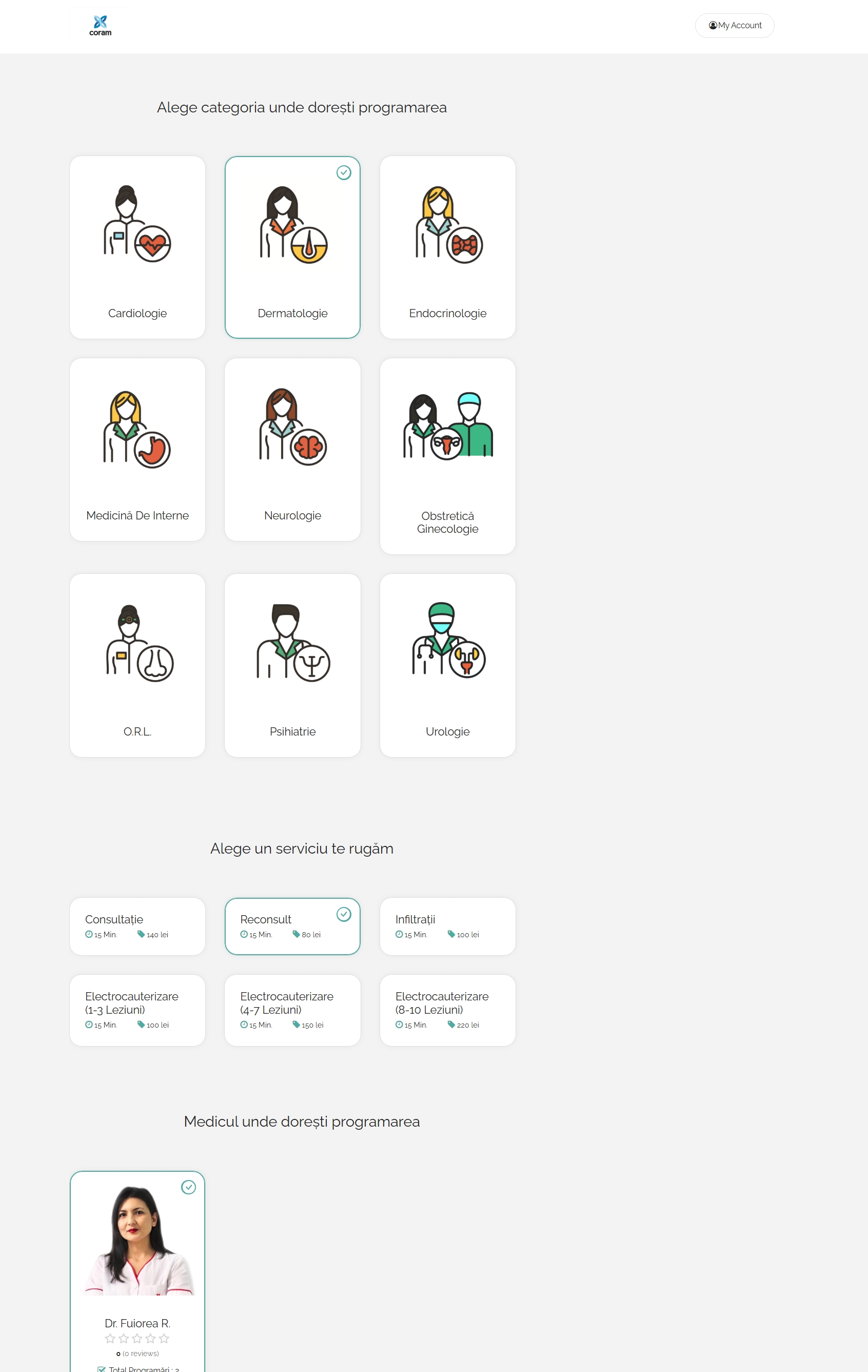 Add-ons selection during booking – Rezervy feature
